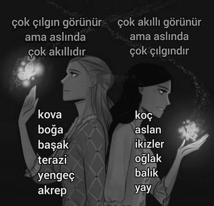 Çılgın ve akıllı görünen burçlar hangisidir?