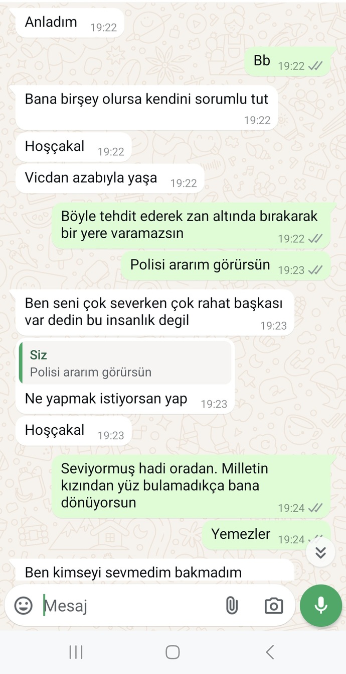 Bir şey yapmalı mıyım? Bu karaktersizin bedduası tutar mı?