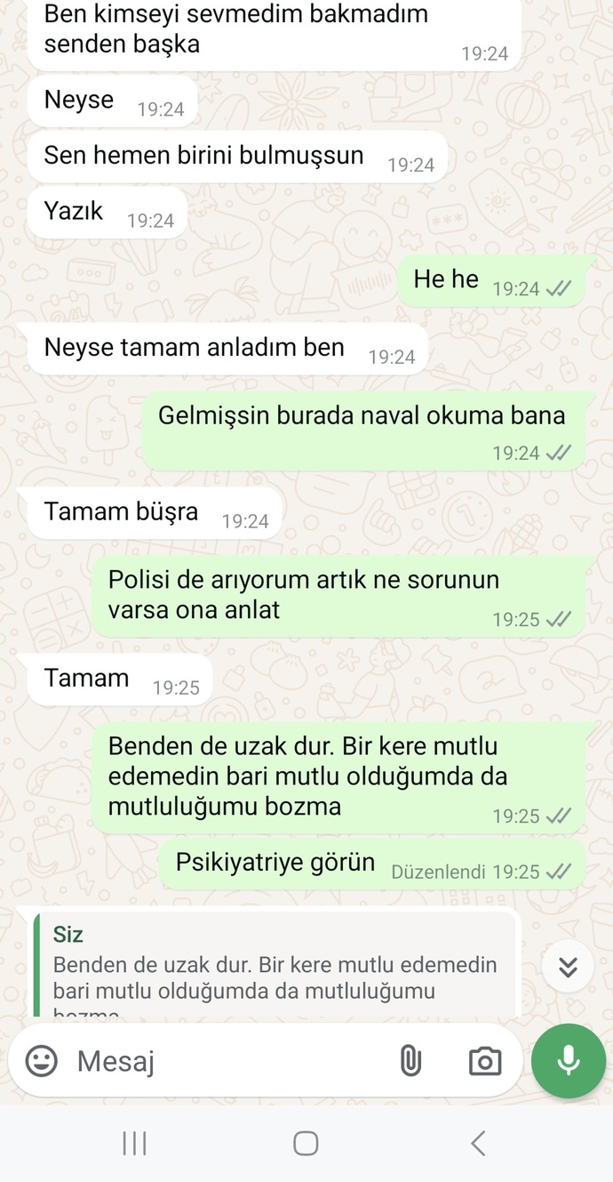 Bir şey yapmalı mıyım? Bu karaktersizin bedduası tutar mı?