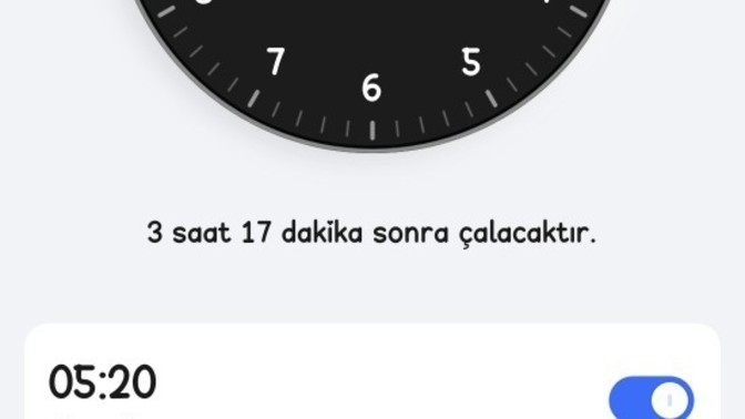 3 saat sonrasına alarm kursanız uyanabilir misiniz?