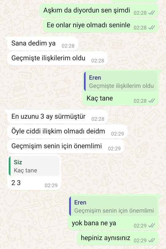 Kızlar tanıştığınız kişinin geçmişine bakar mısınız?