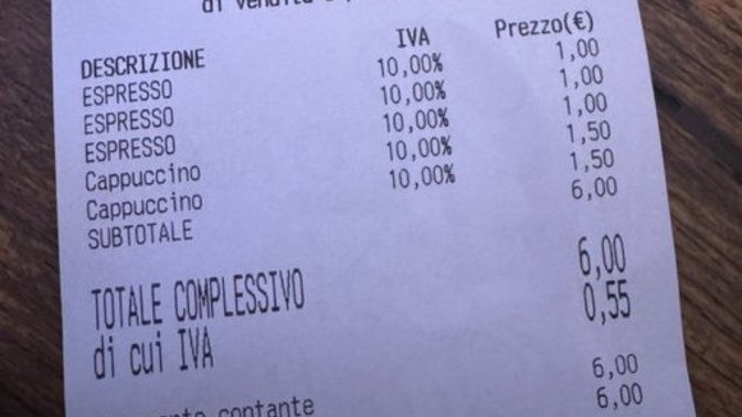İtalya’da espresso 1€ (36,5 TL); cappuccino 1,5€ (56,8 TL) Türkiye'de neden fiyatlar böyle değil?