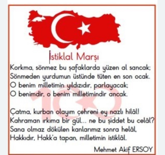 İstiklal marşı okunurken nelere dikkat edersiniz?
