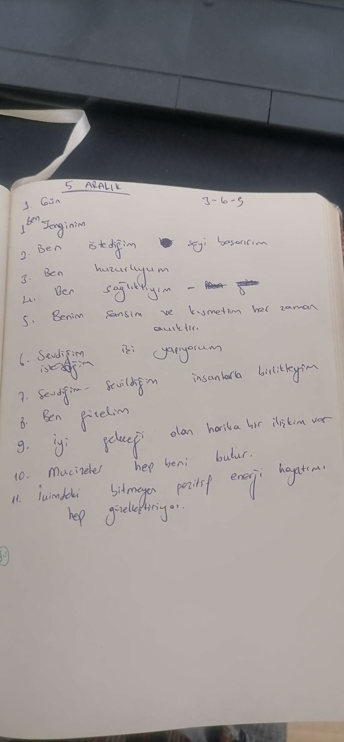 Manifestim nasıl olmuş. Söylediğin şey seni bulur?