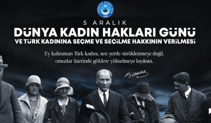 5 Aralık Dünya Kadın Hakları Günü kutlu olsun! Sizin duygularınız nedir?