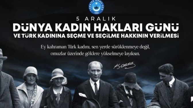 5 Aralık Dünya Kadın Hakları Günü kutlu olsun! Sizin duygularınız nedir?