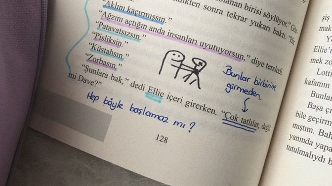Kitap okurken yanına notlar alır mısınız?