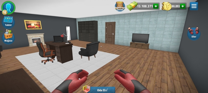 House flipper oyununda Polat Alemdarın mekanını yaptım. Nasıl olmuş?