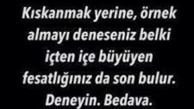 Yapmaman gerekip yaptığın ne var?