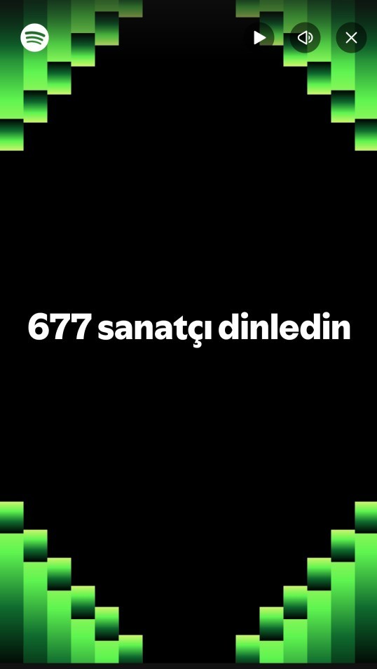 Spotify 2024 özetinde senin sonuçların nelerdi?