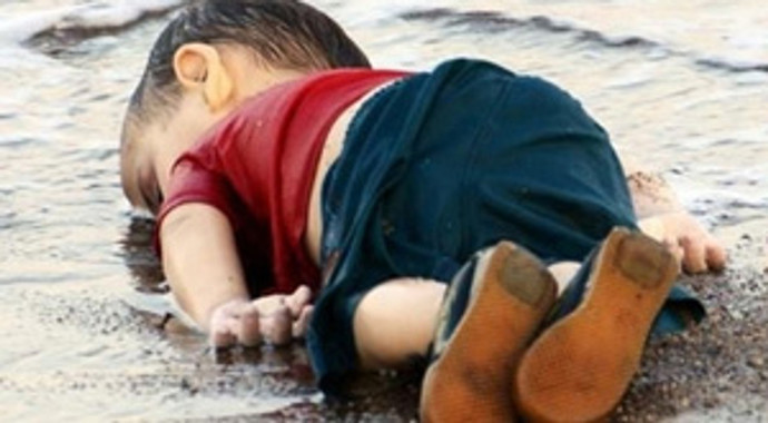 Kıyıya vuran Suriyeli Aylan Bebek