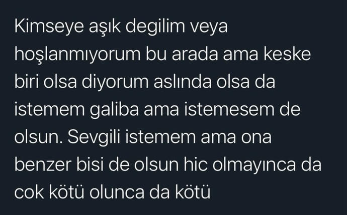 Kararsiz kaldığınız konu nedir?