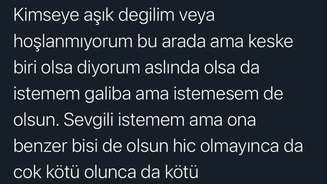 Kararsiz kaldığınız konu nedir?