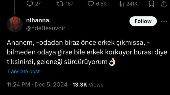 Erkek kokusu… bu doğru mu 🤮🤮🤮?