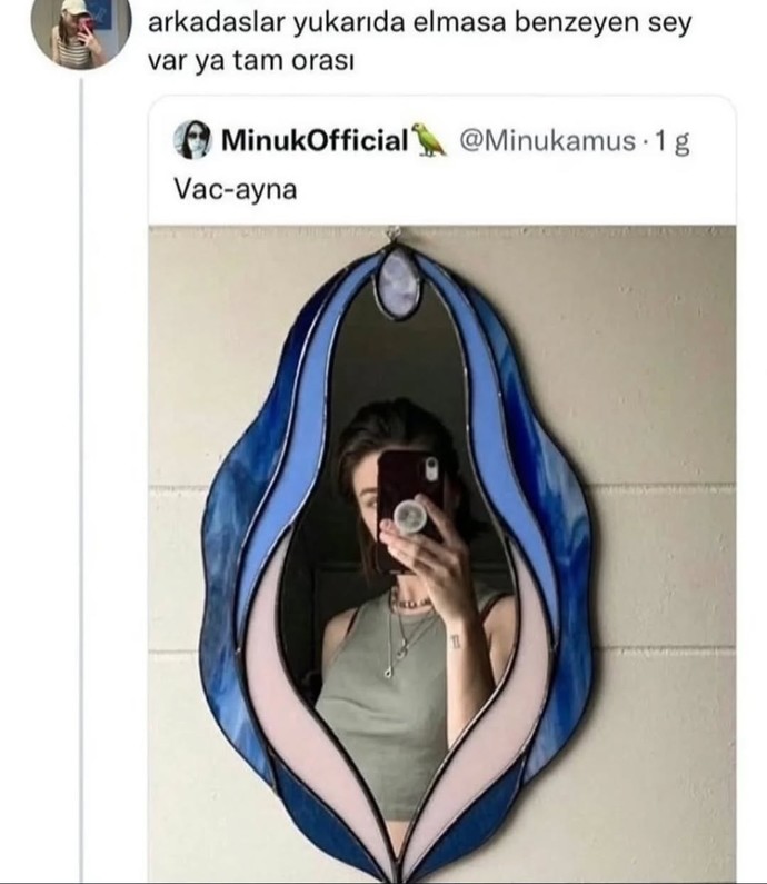 Bu aynada sanat mı görüyorsunuz, yoksa henüz keşfetmediğiniz bir harita mı?