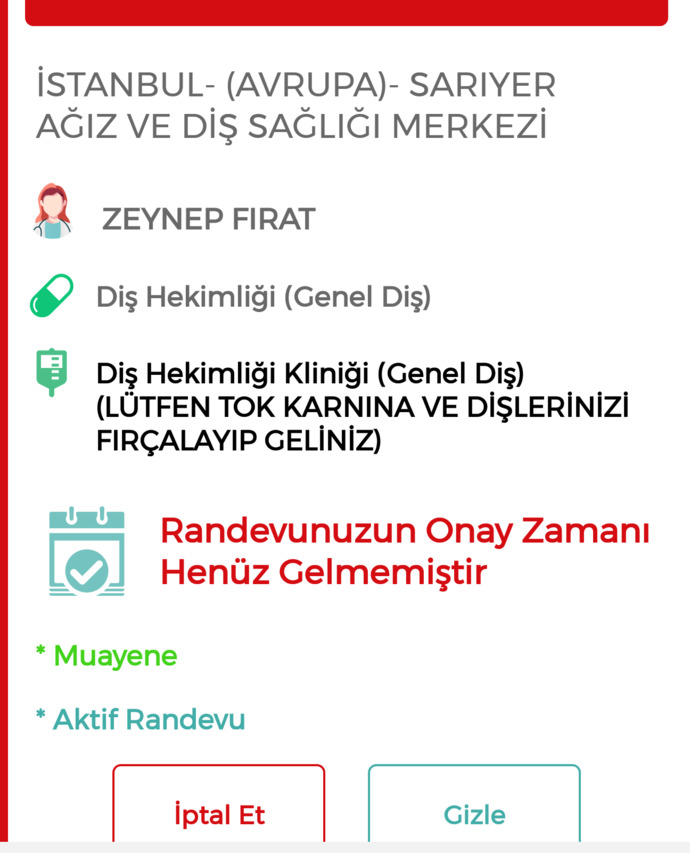 Devlet hastanesi (Genel Diş) dolgu veya cekım yapıyor mu ve devleti tavsıye eder mısınız?