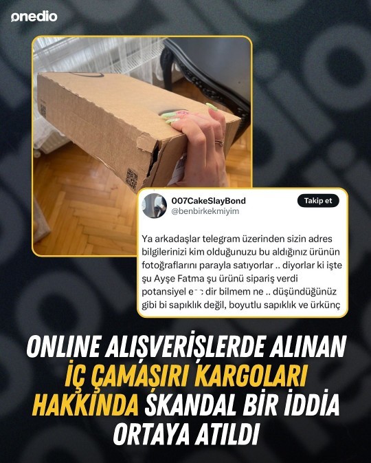 İç çamaşır kargolar hakkındaki olaylardan haberiniz var mı?