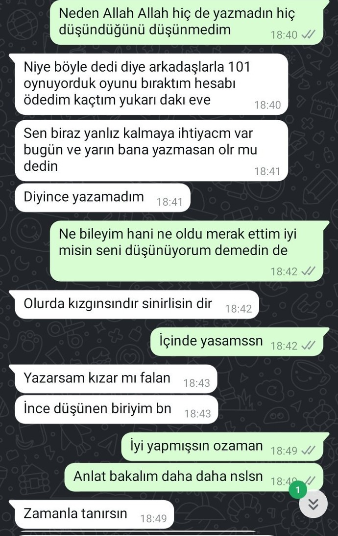 Sizce takıntılı biri mi?