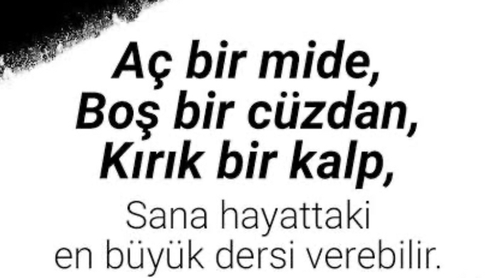 Başından ne geçtiki? Hayat sana ne ogretti?