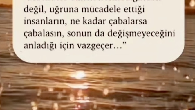 İnsan neden vazgeçer?