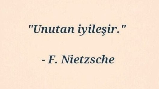 Unutmak mı alışmak mı zor?