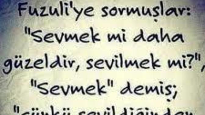 Sevdiğiniz var mı ya da  sizi seven biri?