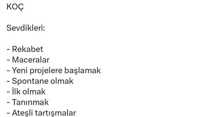 Burcunuza göre sevdiklerinizi ve sevmediklerinizi öğrenmek ister misiniz?
