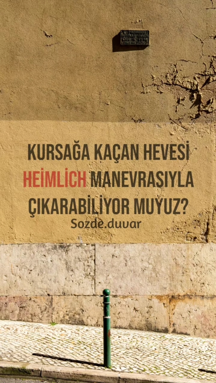 Hevesiniz kursağınızda kaldı mı?