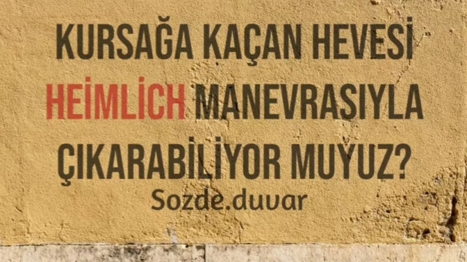 Hevesiniz kursağınızda kaldı mı?