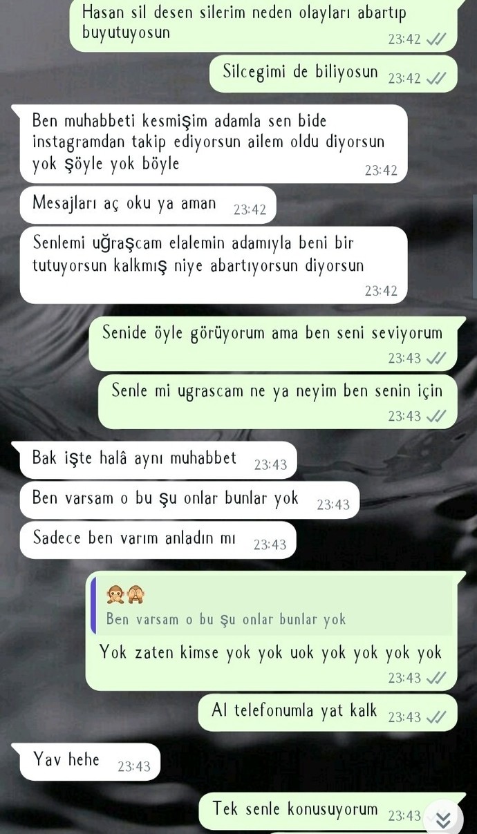 Sadece o olmak istiyor haklı mı?