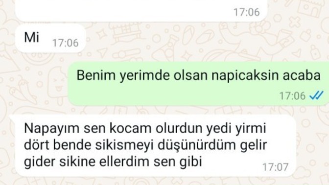 Eşim bana ne dedi?