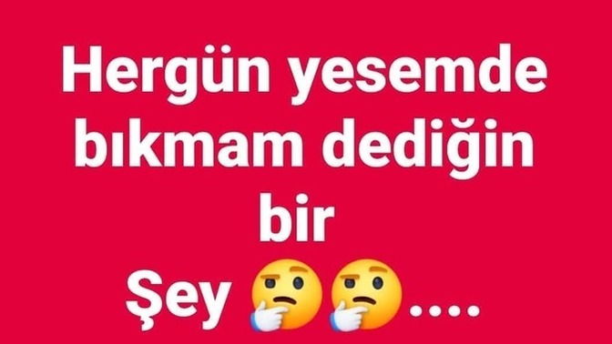 Yemek yemegi sever misin?