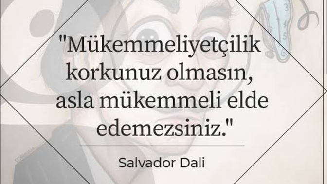 Mükemmeliyetçilik de bir takıntı değil midir?