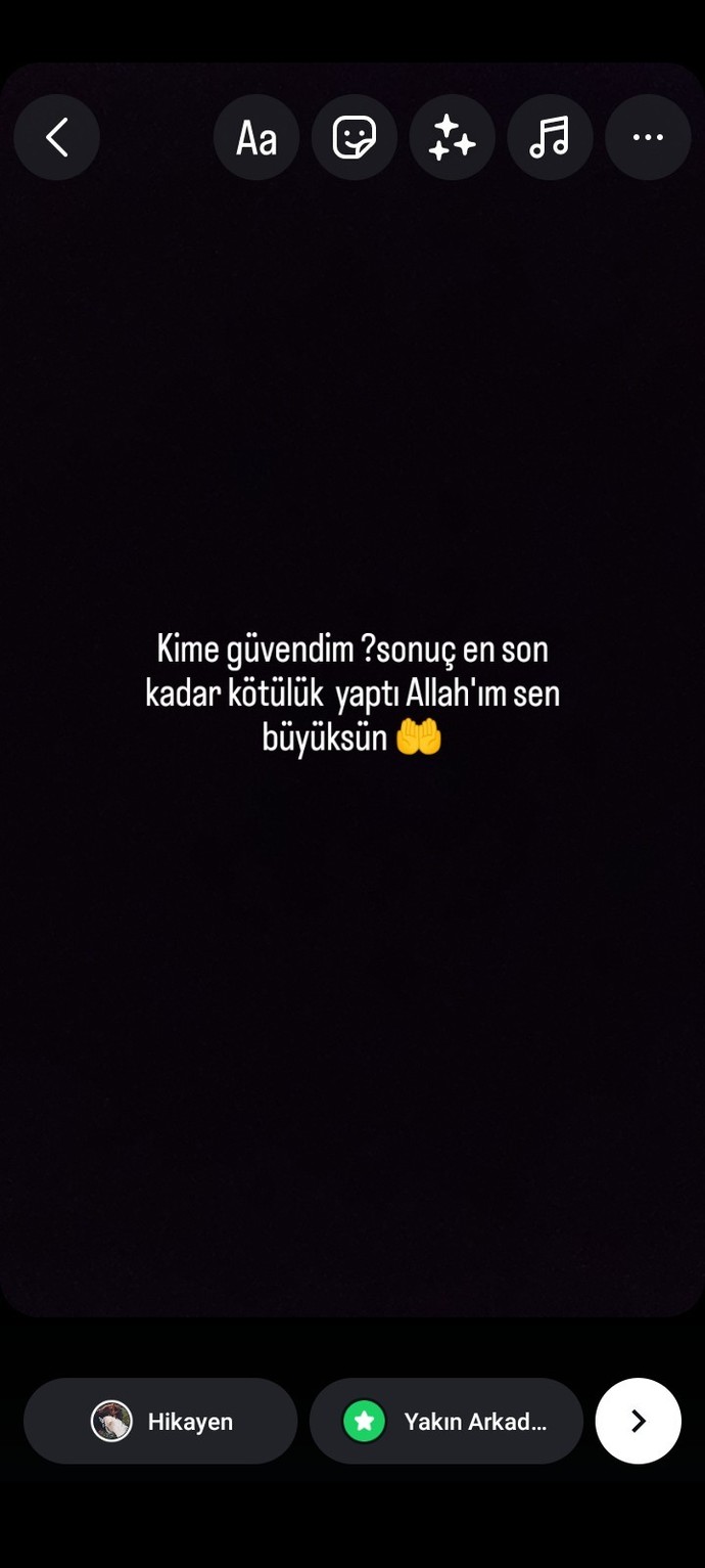 Sevgilimle dün ayrıldık bu sözü paylaşmış?