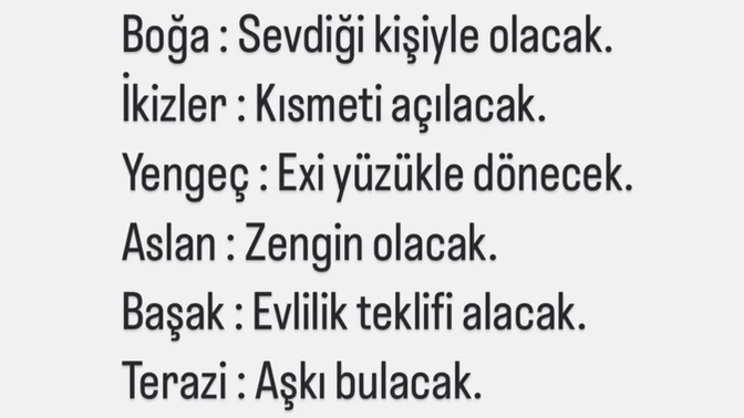 2025’te burcundan beklentin var mı?