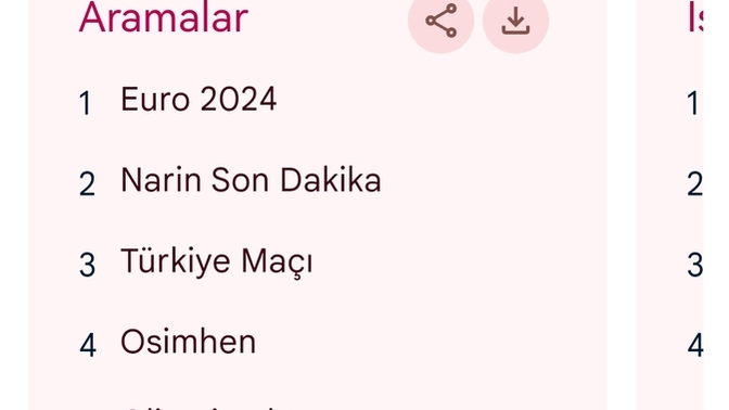 2024 yılında Google da arama trendi belli oldu siz en çok neyi arama yaptırdınız?