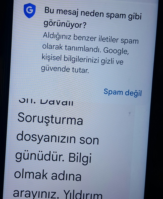 Boyle bır mesaj yalan midir arımmı? ?