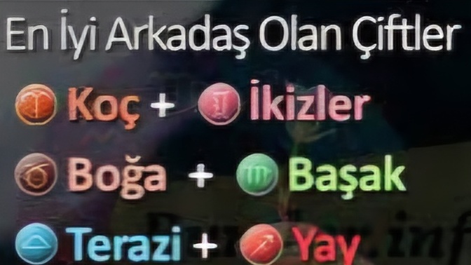 Burcunuza göre iyi arkadaş olan çiftler hangileri?