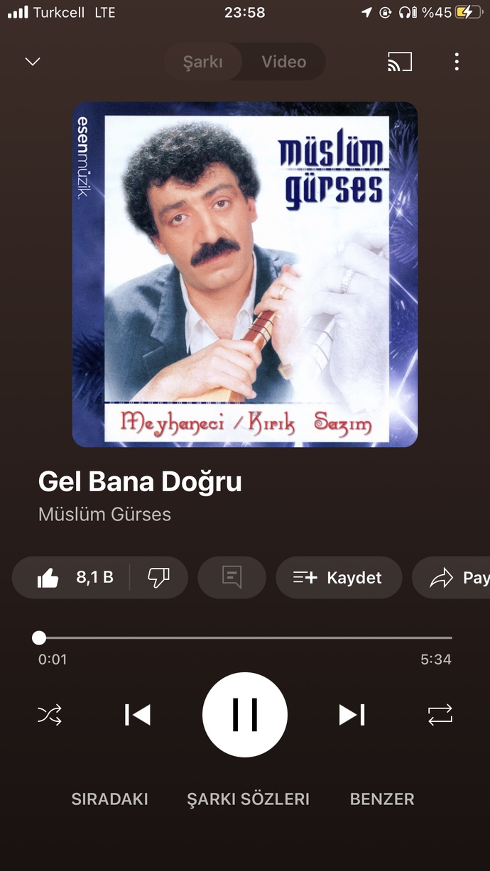Müslüm Gürses herkese bir şarkısı mutlaka vardır?