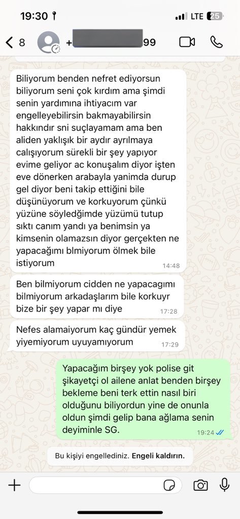 Eski sevgiliniz sizi terketse ve bir süre sonra aşağıdaki mesajı size yazsa ne yapardınız?