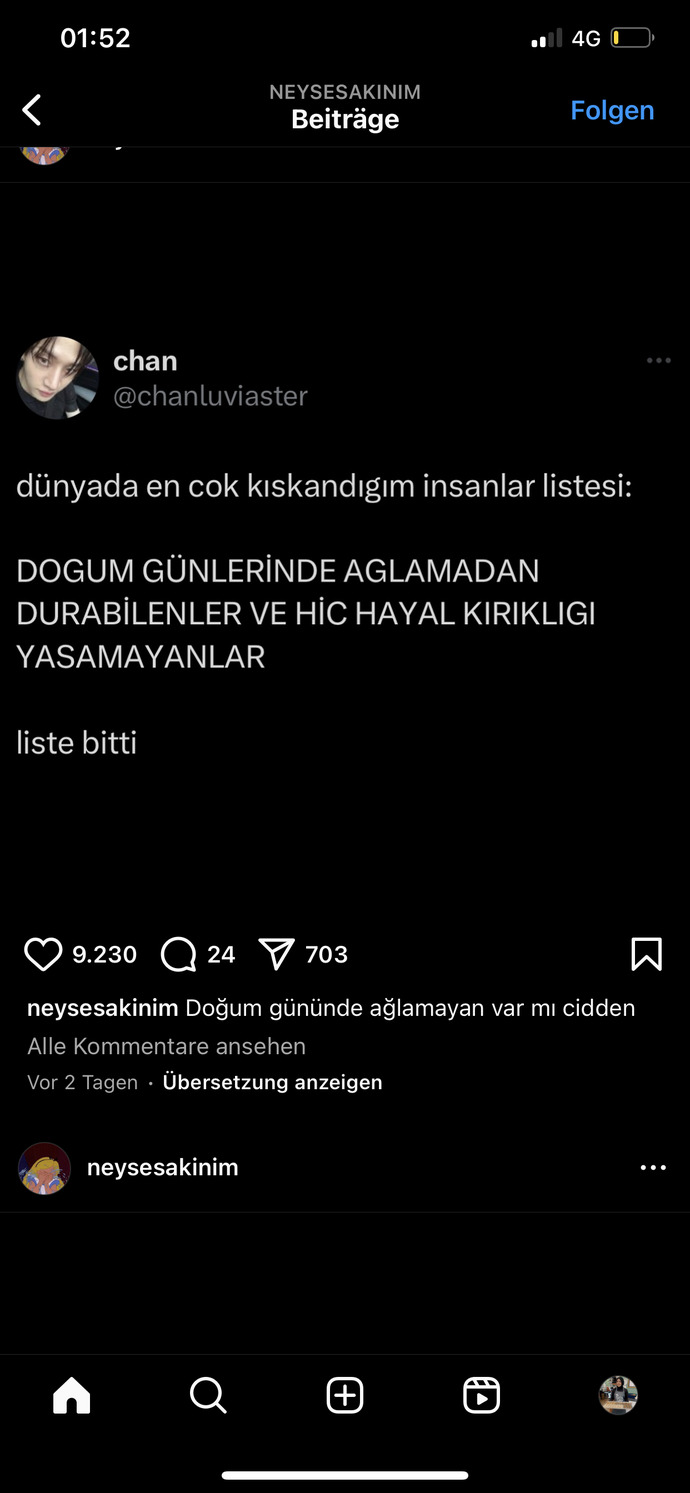 Doğum günleriniz de sizinde masum kırık hüzünlü geçer mi?