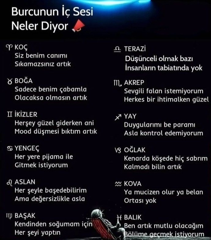 Burçların iç sesi neler diyor?