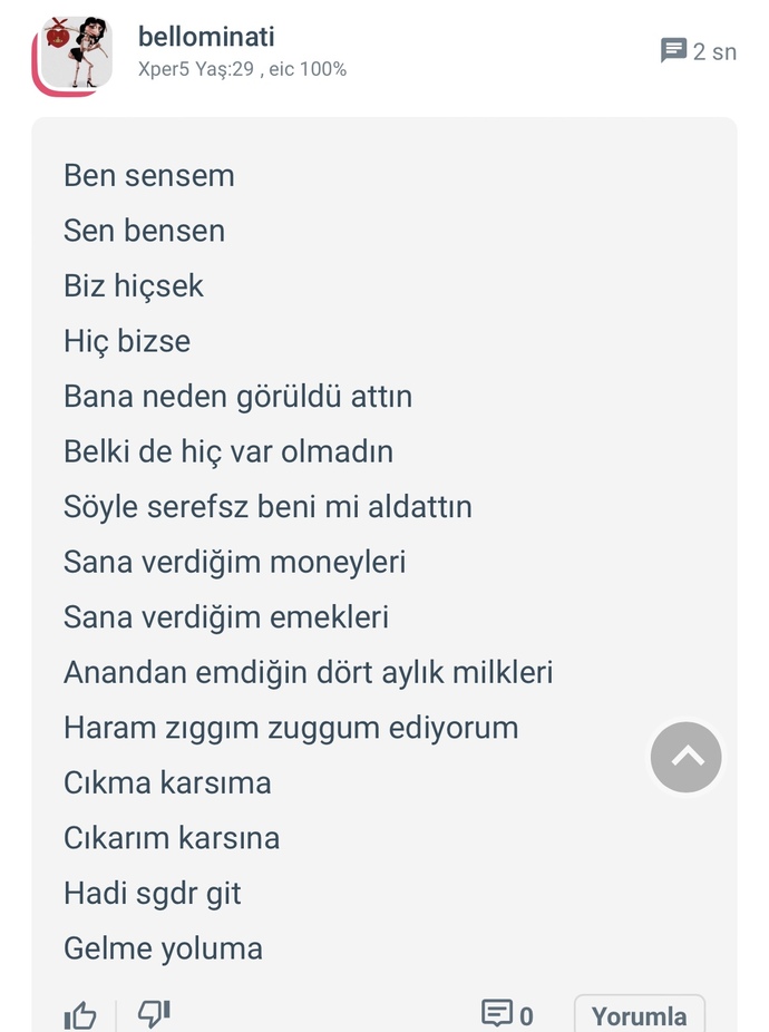 Yanlışlıkla yaptığınız en güzel şey?