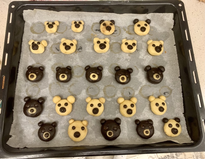 Ayıcıklı kurabiyelerim nasıl omuşş🥹🐻?
