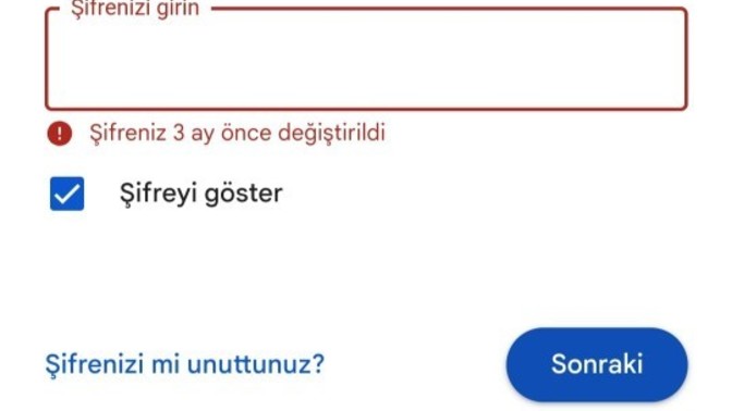 Kullanıcı adı ve şifre doğru olmasına rağmen giremiyorum?