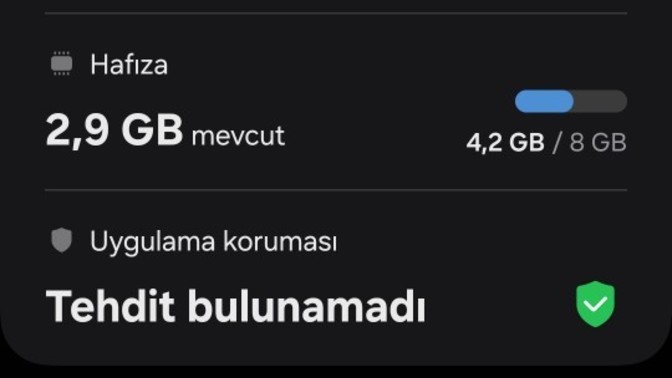 Telefonunuzun dahili Hafızası kaç GB memnun musunuz?