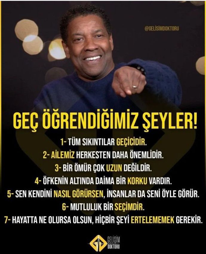 Hayat Hakkında Geç Öğrendim Dediğiniz Şeyler Var mı?