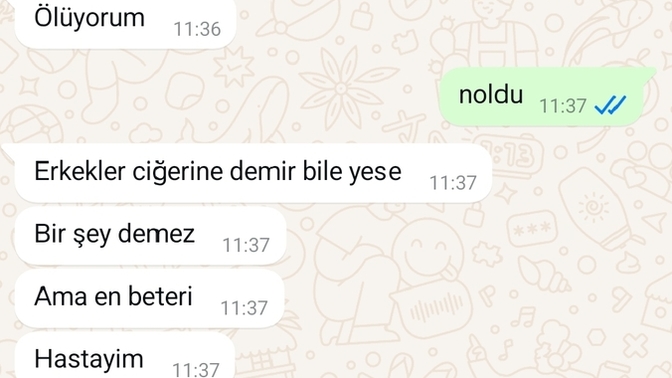 Erkekler niye hasta olunca ölecek gibi davranmaktan vazgeçmiyor?