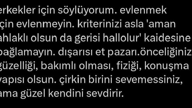 Sizce haklı mı bu tweet?