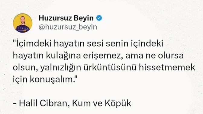 Ne olursa olsun konuşmak mı daha iyidir, yalnızlığın ürküntüsü mü?